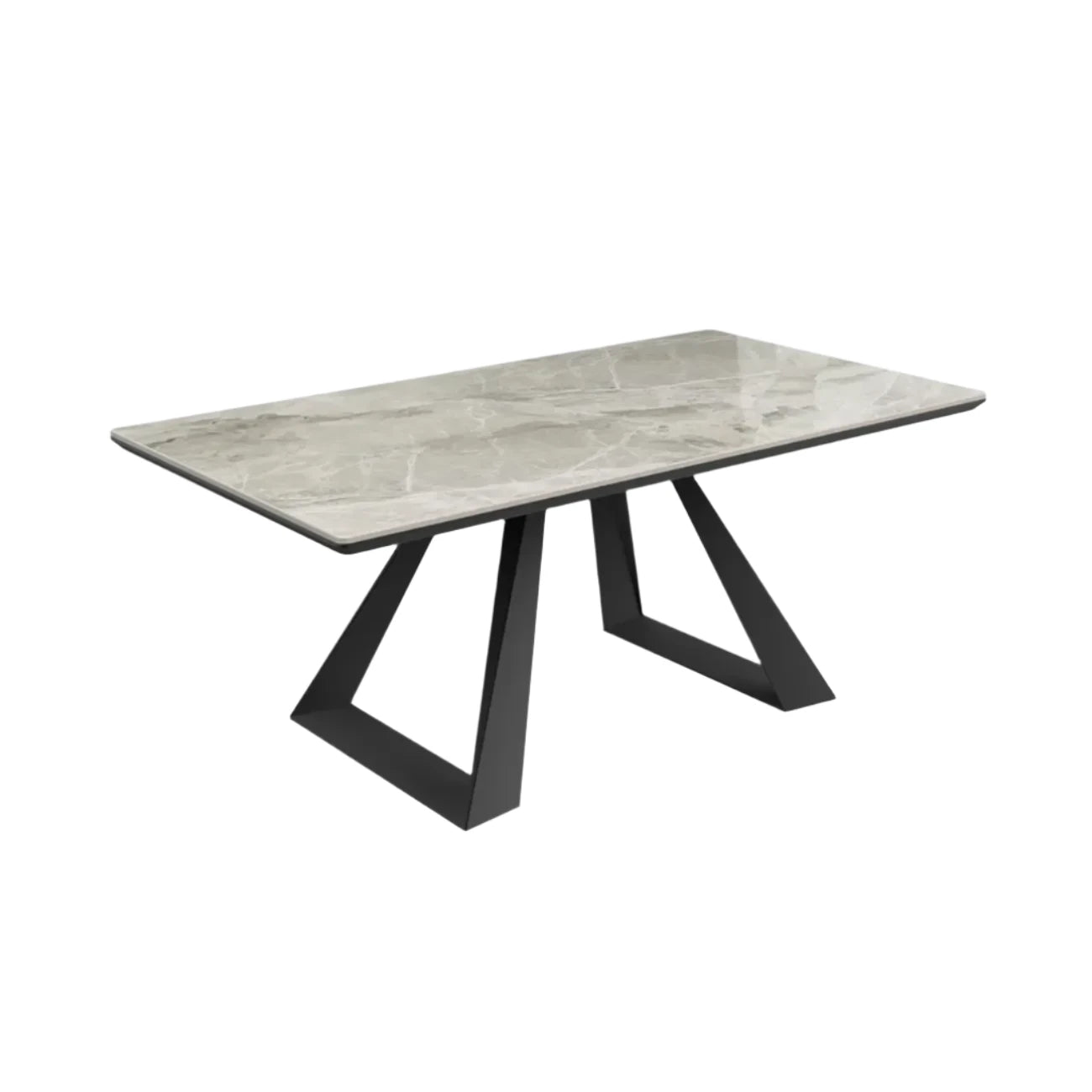 Vortex High Gloss Light Grey Ceramic Coffee Table, Also know as Lavante Coffee table 