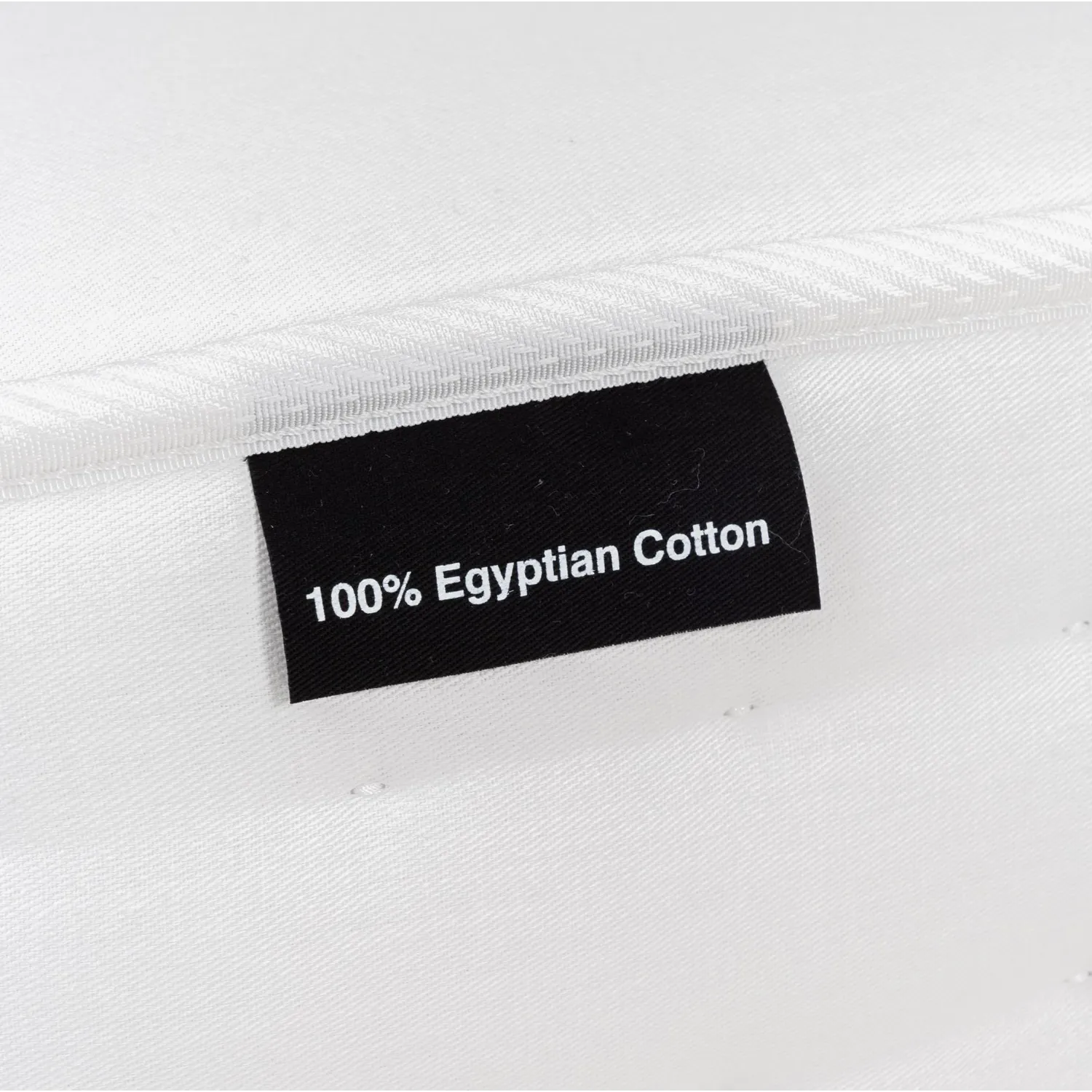 Repose Platinum 2000 Pocket Sprung Mattress, also available in 1500, 1000 pocket sprung and ortho open coil mattress - Egyptian Cotton Label Image