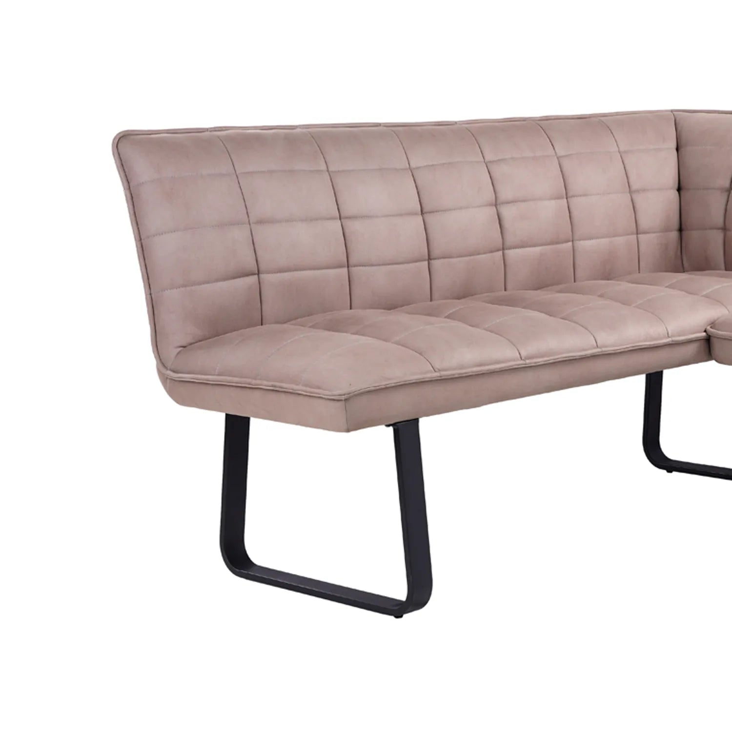 Warrior LHF Taupe Fabric Corner Bench