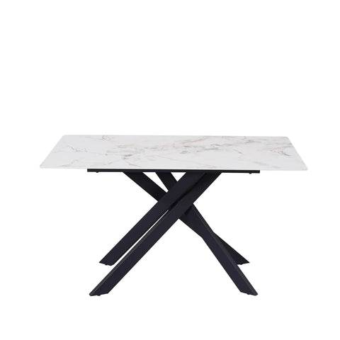 Warrior White fixed top 4 Seater Dining Table