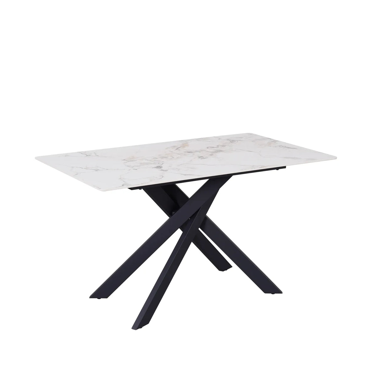 Warrior Fixed White Compact Fixed Dining Table 