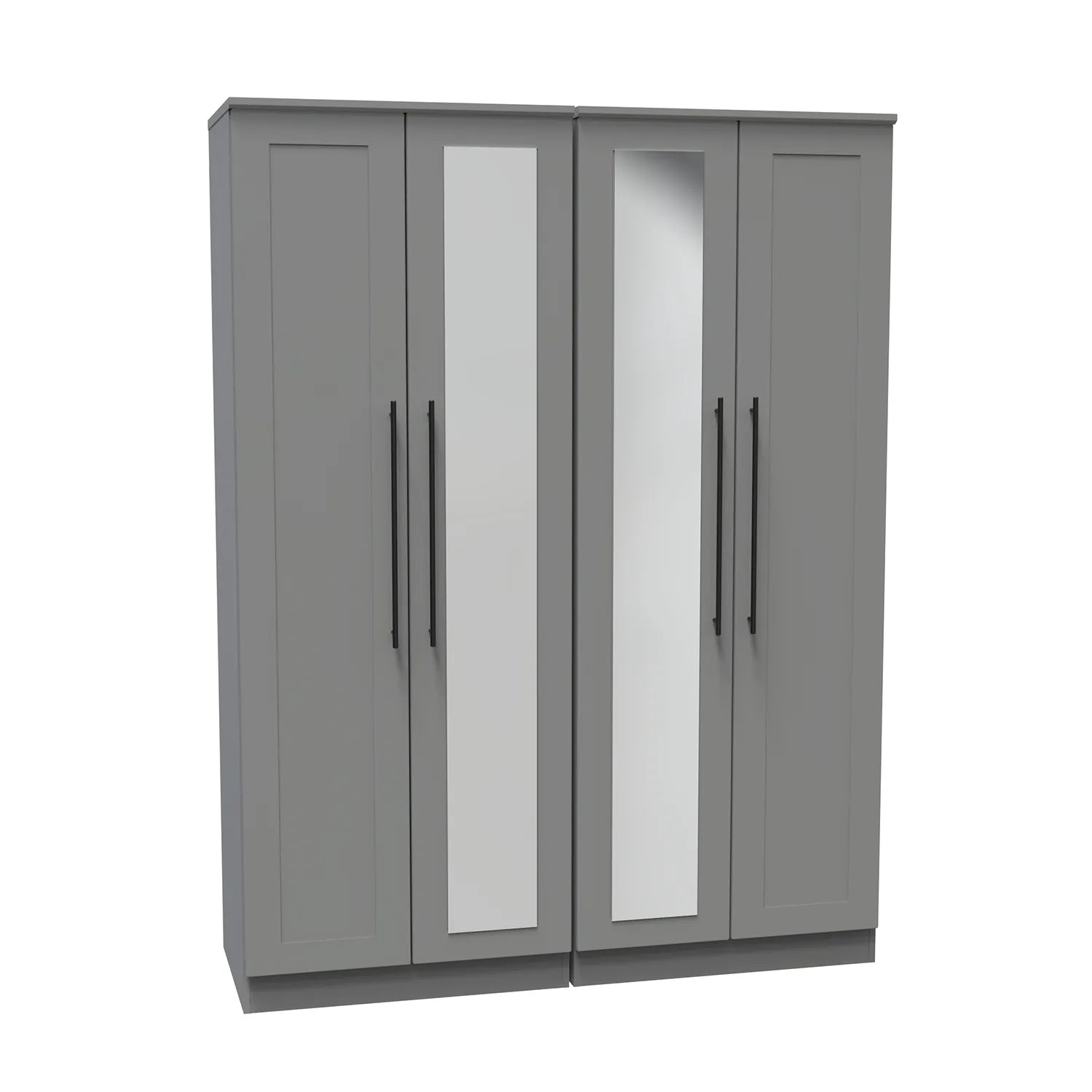 Beverly 4 Door Wardrobe with Mirror