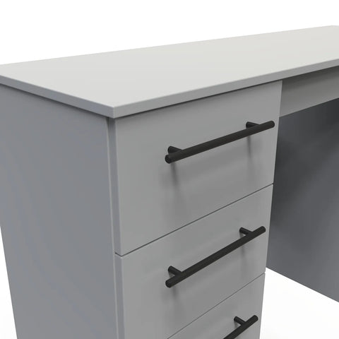 Beverley Dusk Grey Double Pedestal Dressing Table