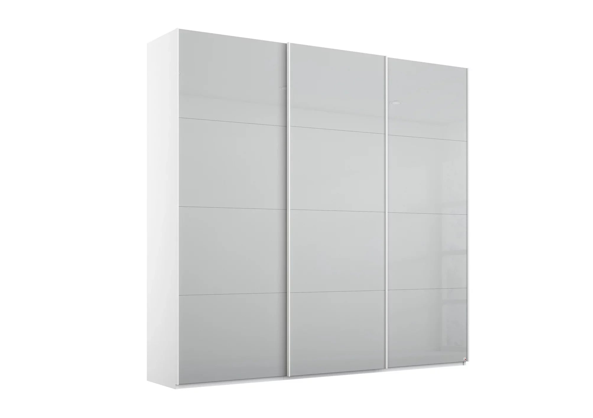 Rauch Forms Silk Grey Glass Triple Sliding Wardrobe