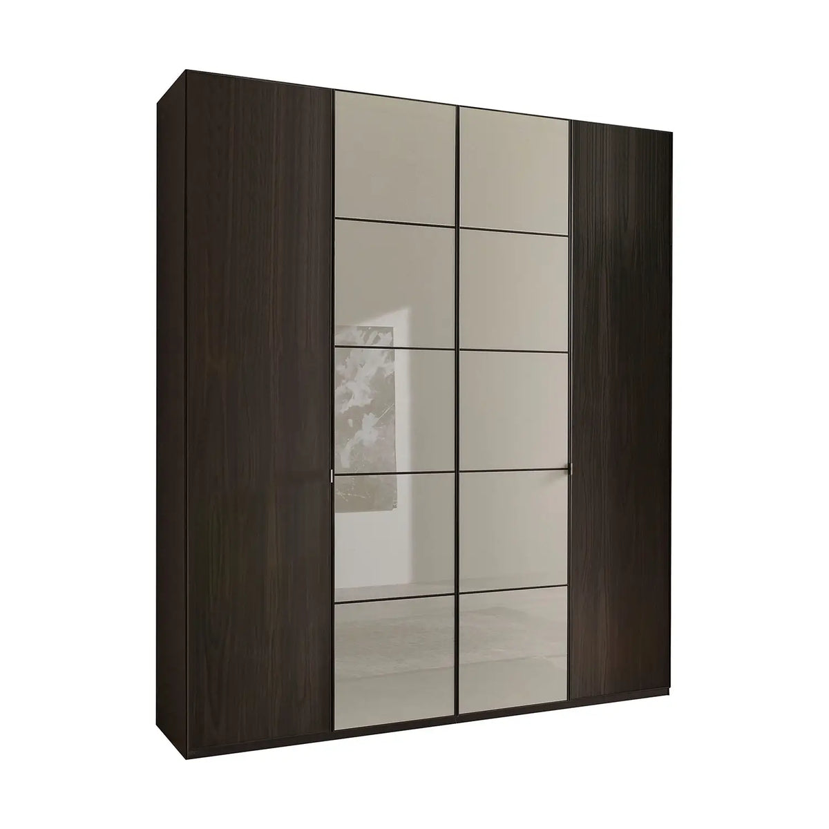 Zenith 200cm 4 Door Hinged Wardrobe. Available height 216cm and 236cm. Also available in various colours - Main Image 