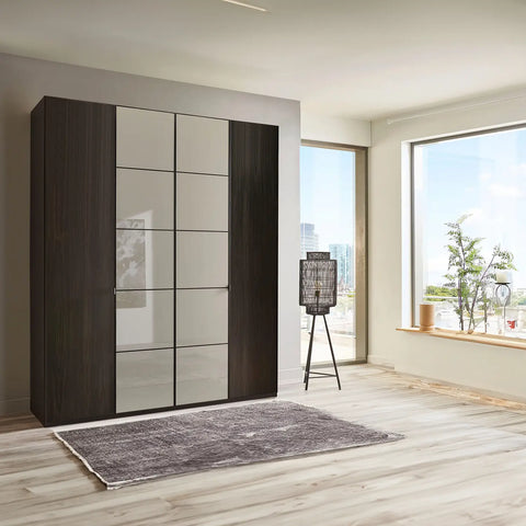 Zenith 200cm 4 Door Hinged Wardrobe. Available height 216cm and 236cm. Also available in various colours - Lifestyle Image