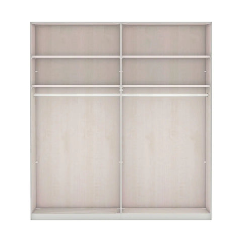 Wiemann Oxford 2 Door Sliding 150cm Holm Oak Wardrobe with Mirror, also available in 200cm  - Interior details