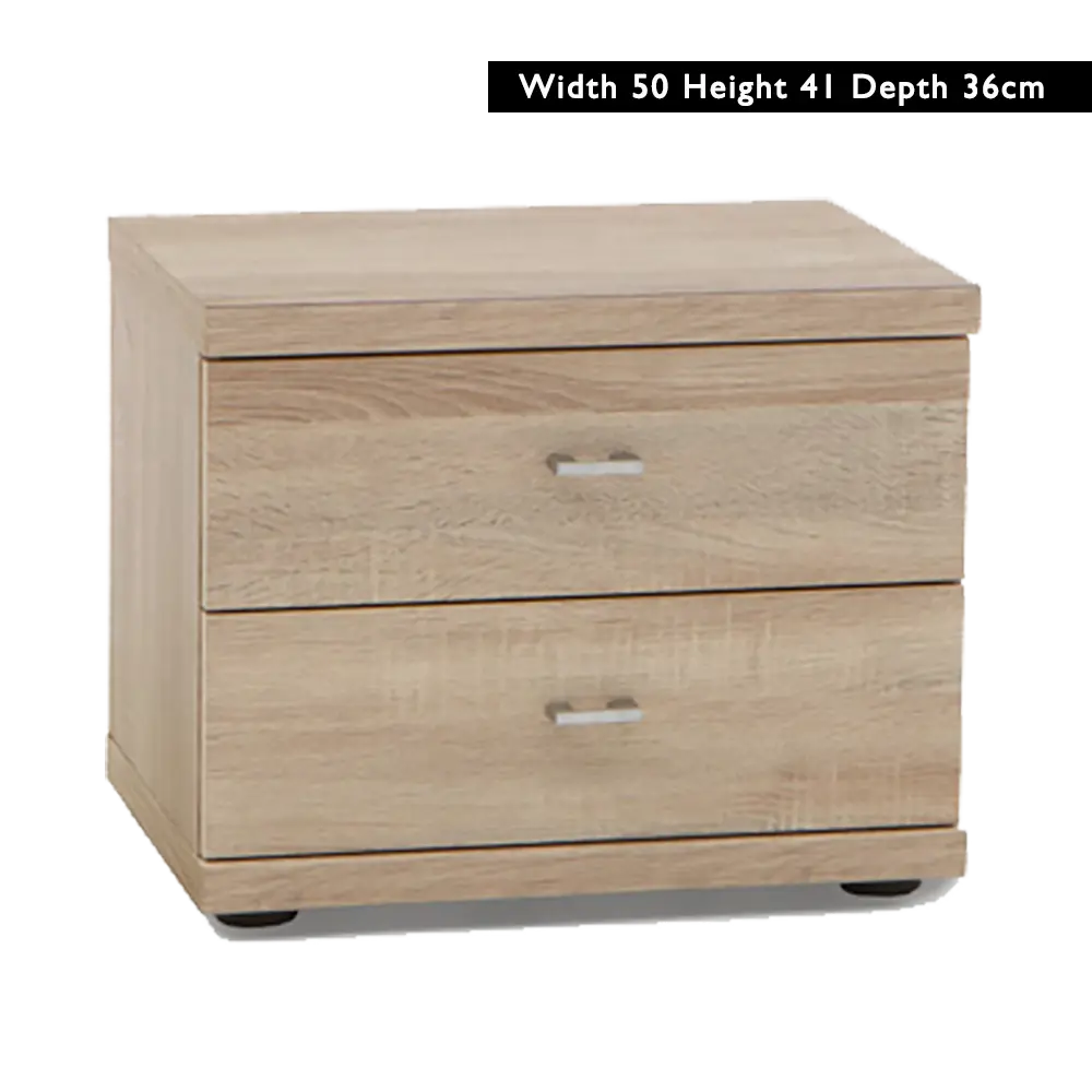 Wiemann Bristol Rustic Oak and Mirror Front 4 Door Wardrobe