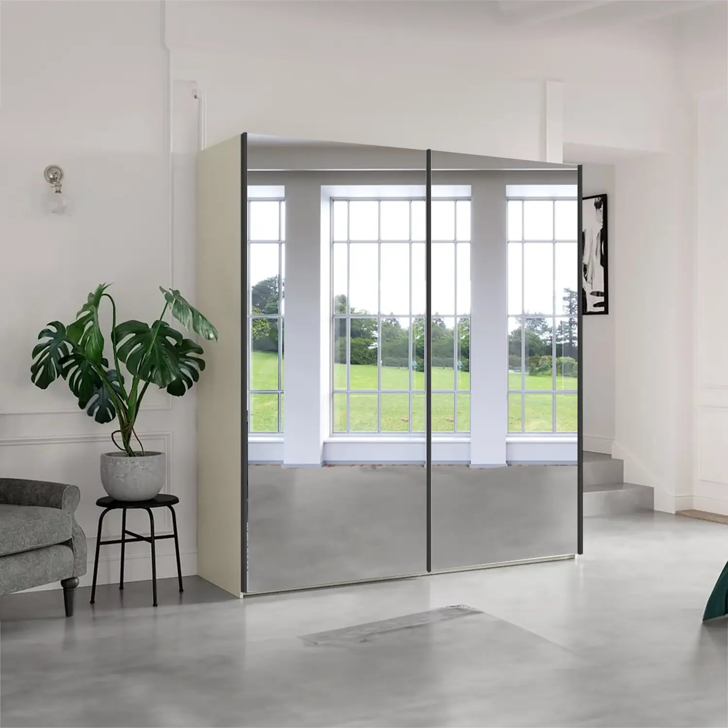 Wiemann Oxford 150cm Full Mirror Sliding Wardrobe