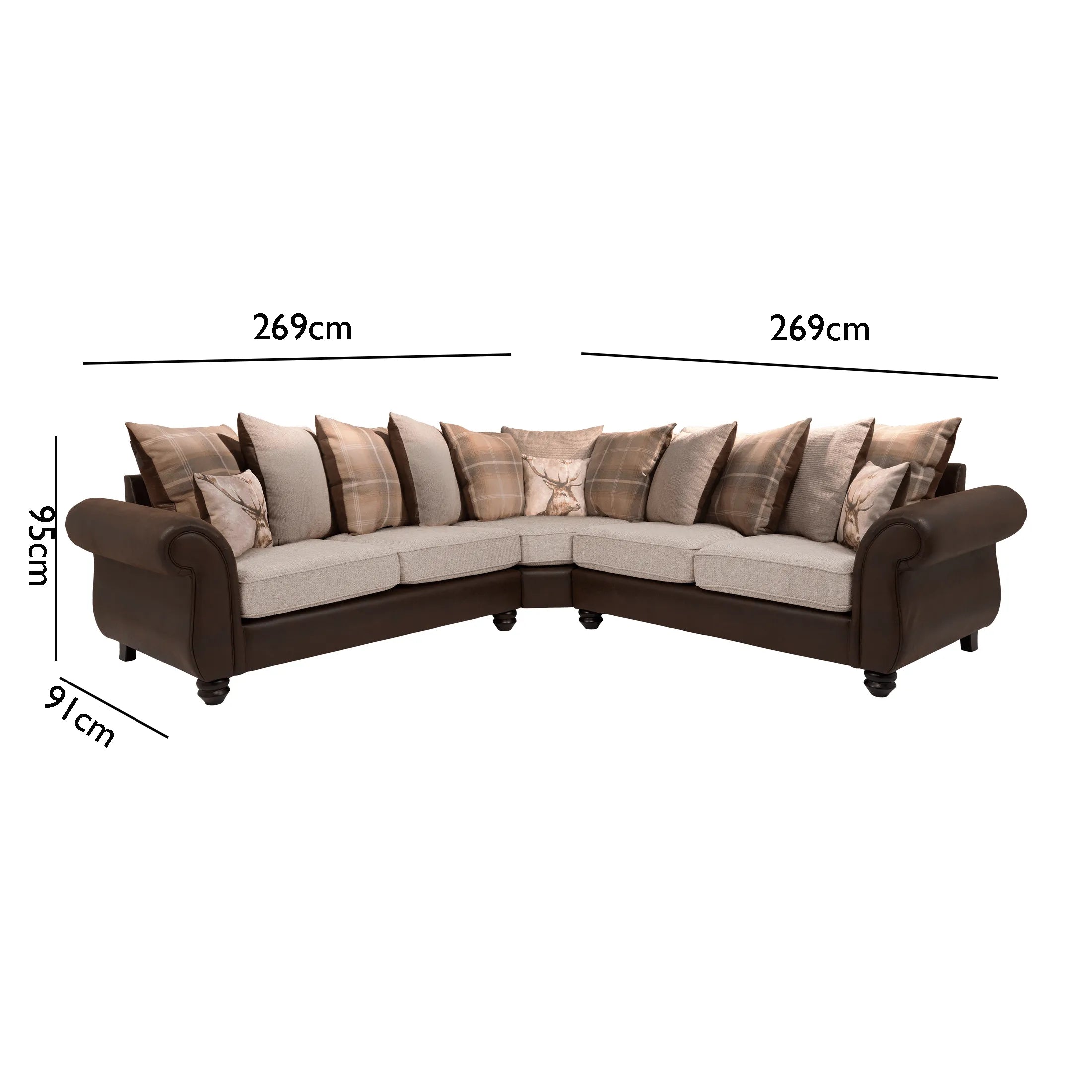 Winchester Traditional Corner Sofa