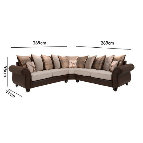 Winchester Traditional Corner Sofa