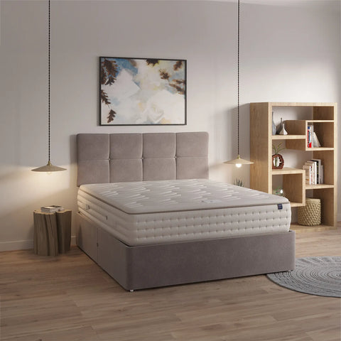 Repose Windsor Blu Cool 1000 Pocket Sprung Memory™ Mattress, Available in Sizes, Single 3FT Mattress, Small Double 4ft Mattress, Standard Double 4ft6 Mattress, King 5ft Mattress and Super King 6ft Mattress - 002