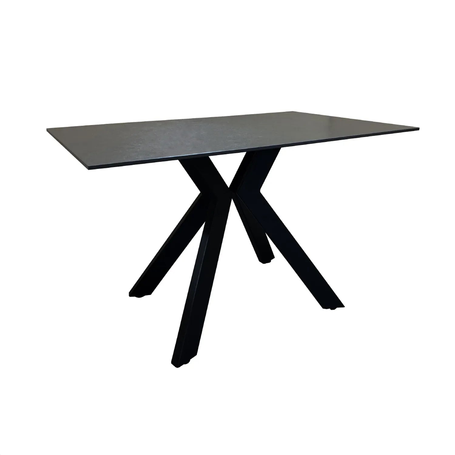 X Black Ceramic Dining Table, available in 120cm and 160cm 