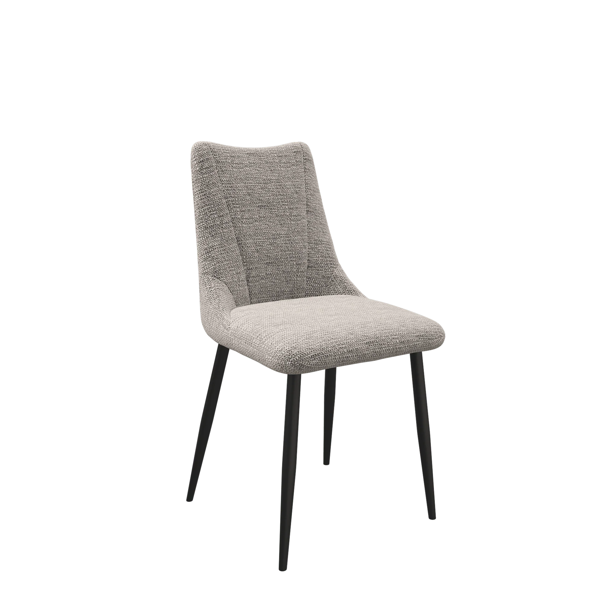 Zoe Light Grey Fabric Dining Chair