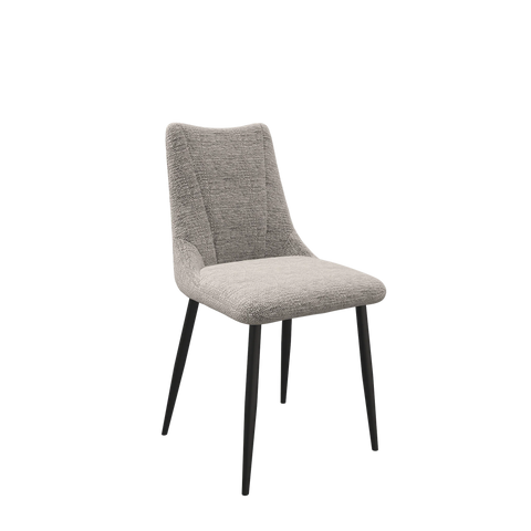 Zoe Light Grey Fabric Dining Chair