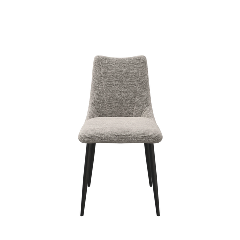 Zoe Light Grey Fabric Dining Chair