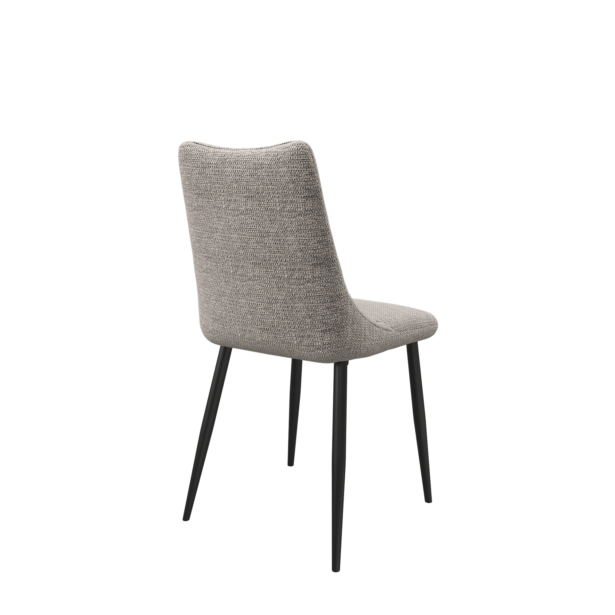 Zoe Light Grey Fabric Dining Chair