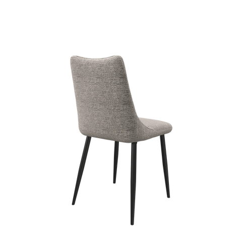 Zoe Light Grey Fabric Dining Chair