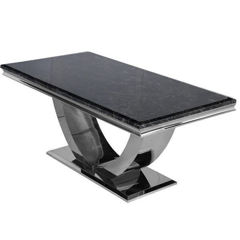 Black Marble Dining Table