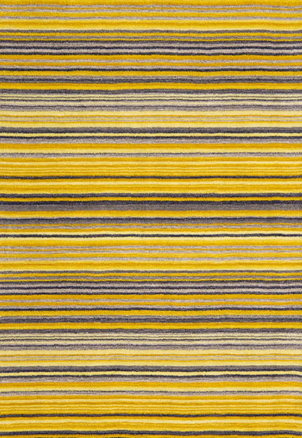 Carter Modern Yellow/Ochre Striped Rug