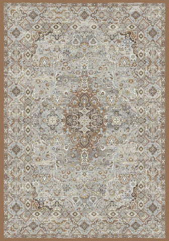 Da Vinci Da Vinci 0275-9285 Elmund Grey Terracotta Traditional Rug - Full View