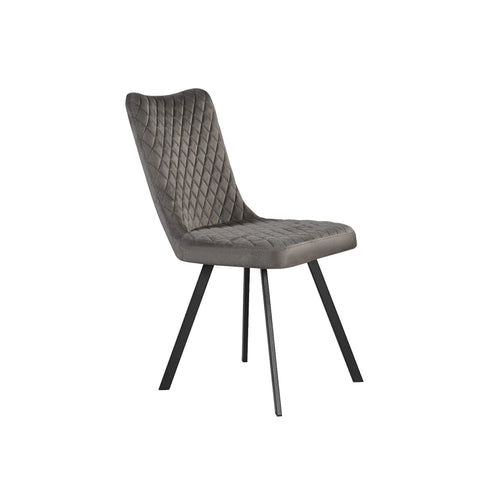 Mars Gray Fabric Dining Chairs 