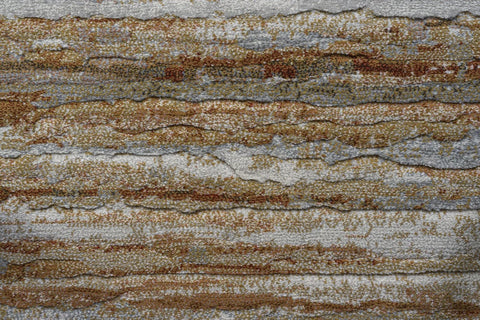 Galleria Cream/Beige Abstract Bordered Rug. Beige Living Room Rug, also available in Rust Orange-Close up Design Image