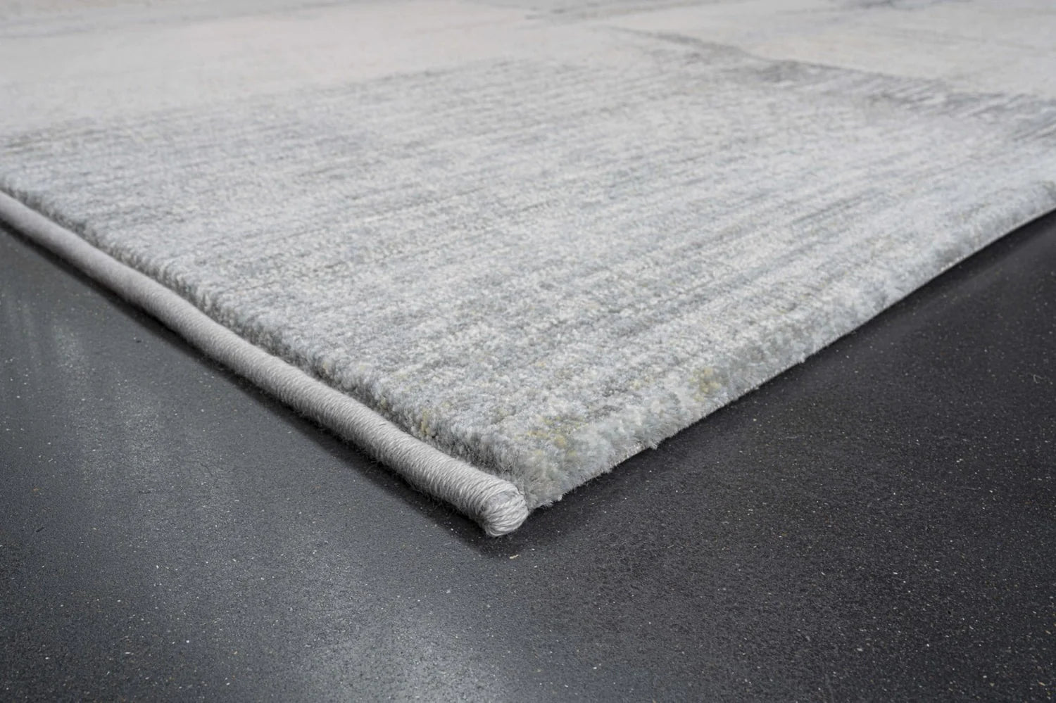 Galleria Modern Abstract Textured Grey Rug