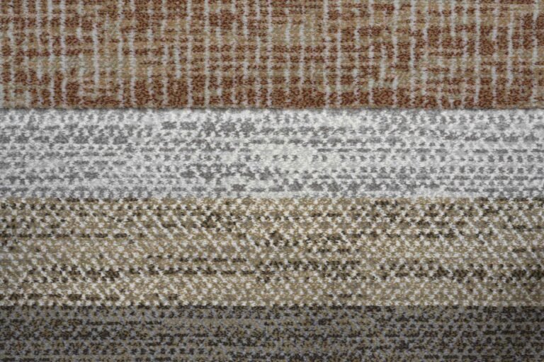 Galleria Stripe Beige Brown Grey Geometric Rug