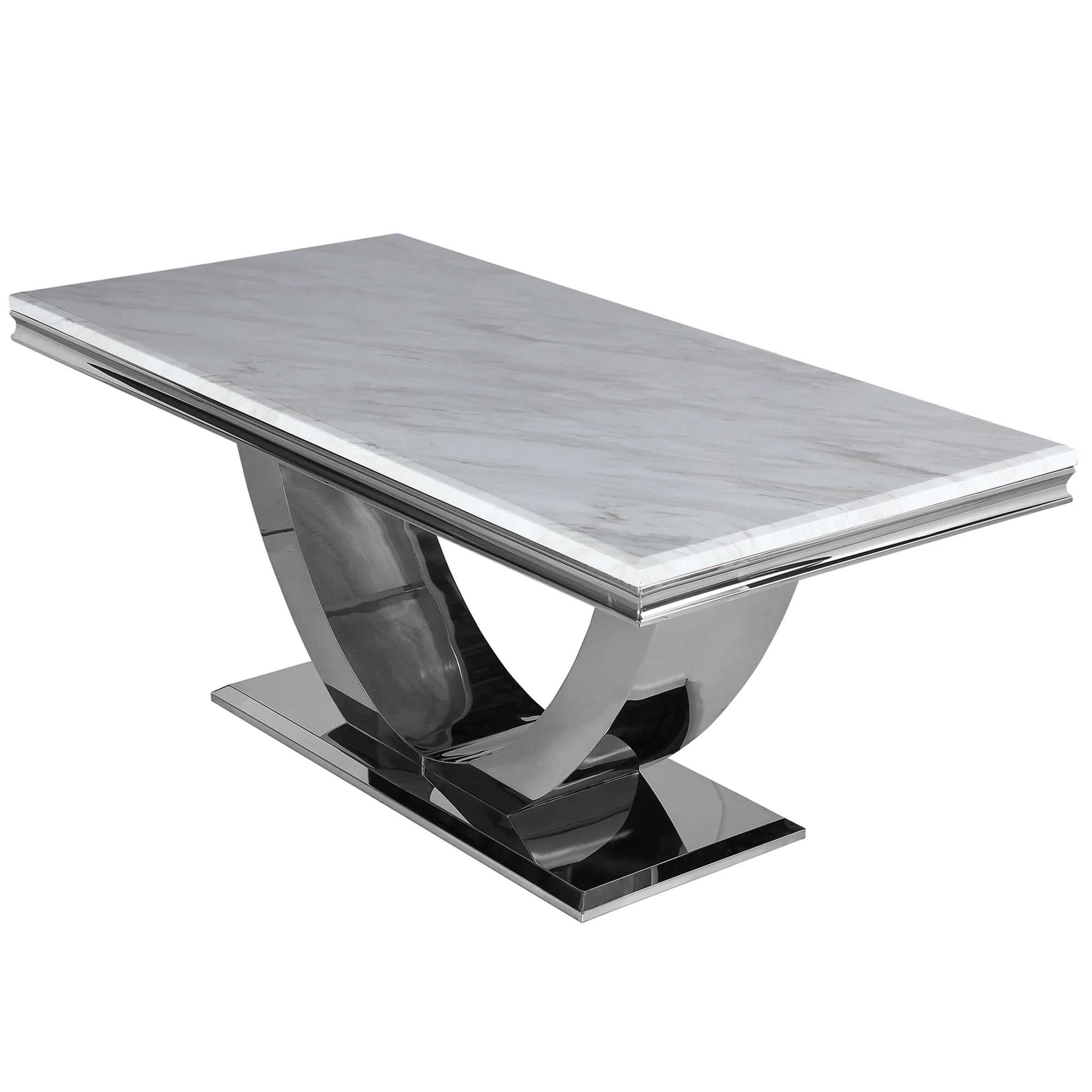 Bentley Venice Grey Marble Top Dining Table