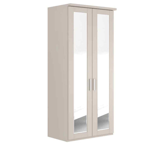 Kempton 2 Door Hinged Wardrobe with Right Door Mirror