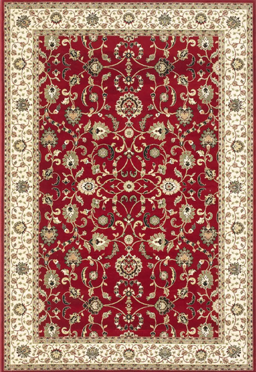 Kendra 135R Red Moroccan Stripe Rug