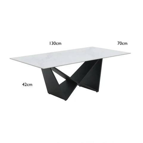 Marvel Black Coffee Table, matching Console and Dining Table available - Dimensions