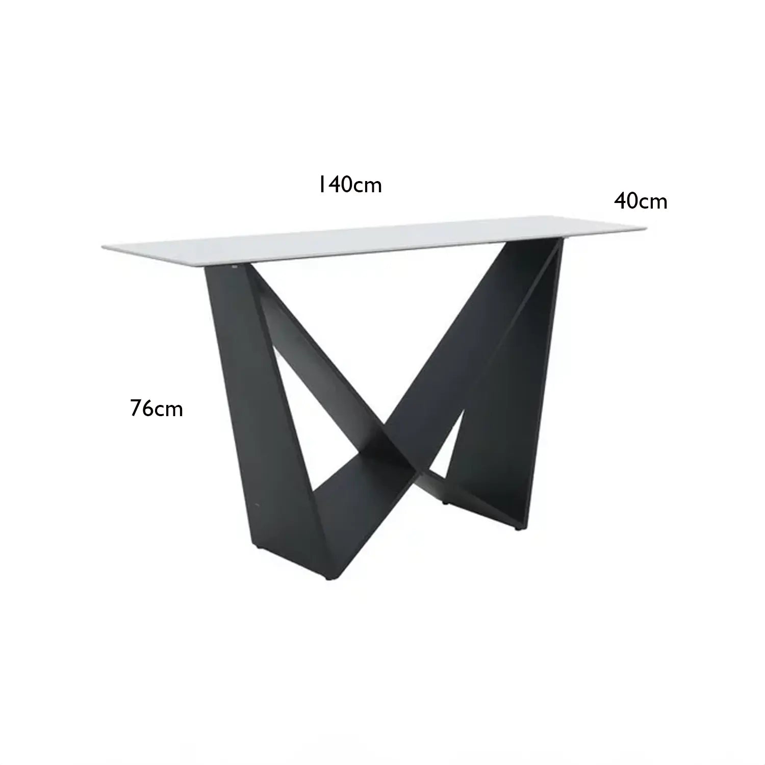 Marvel Black Console Table