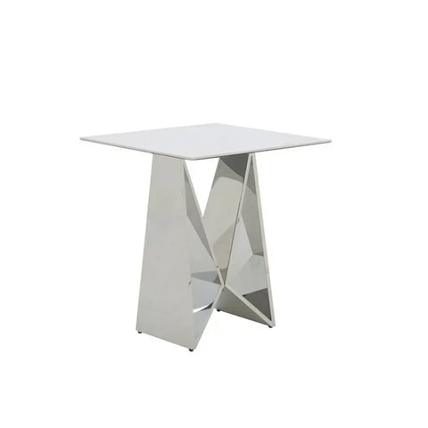 Marvel Chrome Lamp Table, matching Dining Table and Console Table available - Main Image 