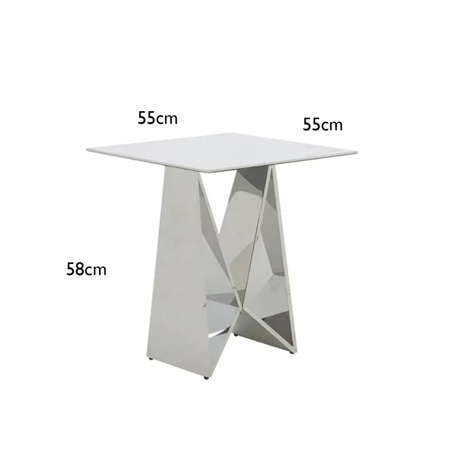 Marvel Chrome Lamp Table