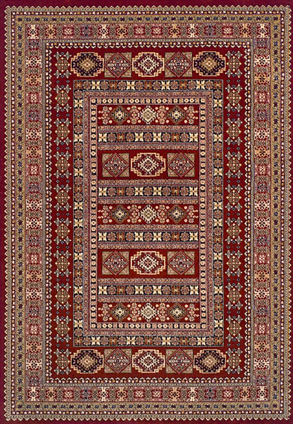 Royal Classic 1527R Red Traditional Bordered Rug