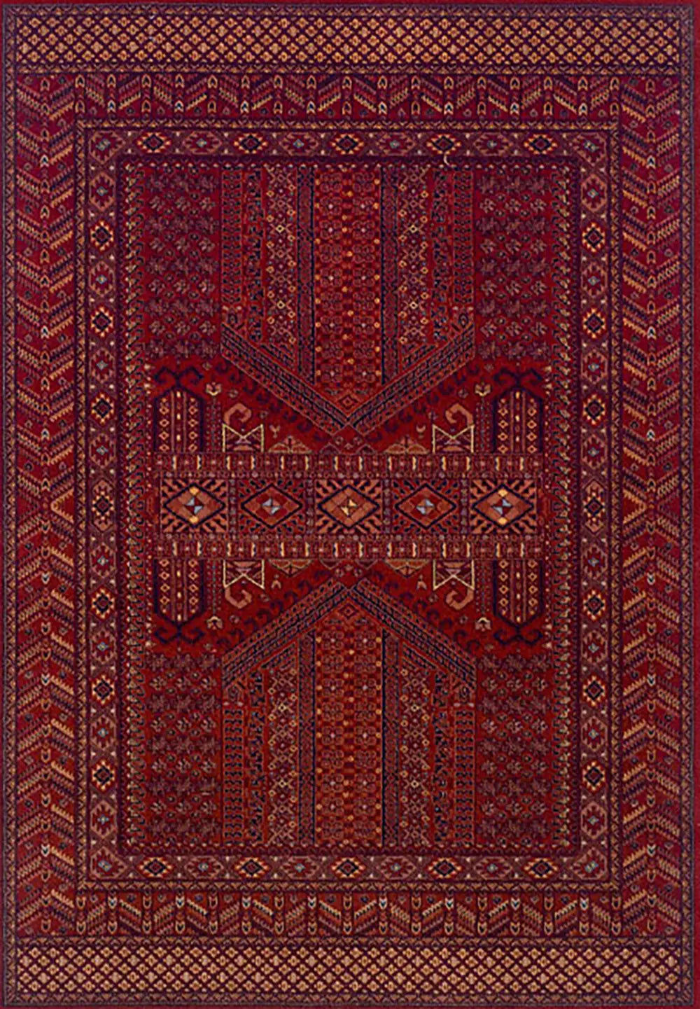 Royal Classic 1527R Red Traditional Bordered Rug
