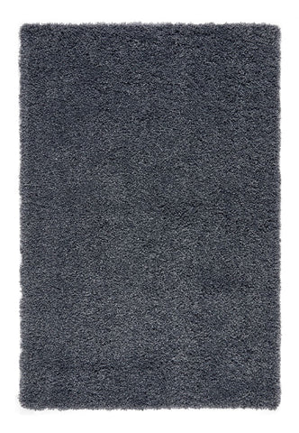 Serene Shaggy Soft Plain Rug, available in Charcoal, Cream, Grey, Gold, Beige, Pink, Red and Sage Green. Available in 5 sizes-Main Image-Charcoal