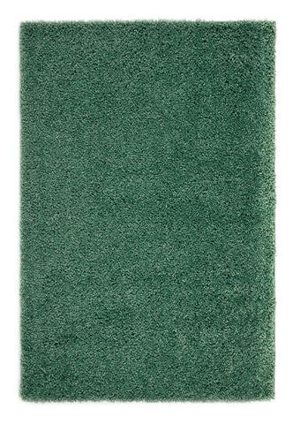 Serene Shaggy Soft Plain Rug, available in Charcoal, Cream, Grey, Gold, Beige, Pink, Red and Sage Green. Available in 5 sizes-Main Image-Sage Green